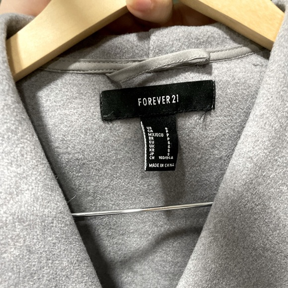 Grey Belted Wrap Coat - Picture 2 of 3